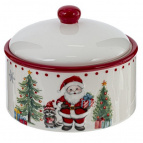 Сахарница  "Новогодний подарок", 900 мл, L15,5 W15,5 H12 см