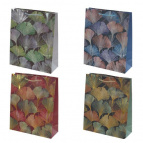 Пакет подарочный (бумага, плотность 210г/м2, блок 12шт), L30 W12 H41,5 см, 4в.