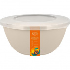 Набор мисок для смешивания Sugar&Spice Корица с крышкой 1,5л + 2,6л + 4,1л латте