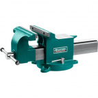 Стальные слесарные тиски KRAFTOOL STEEL, 200 мм 32701-200