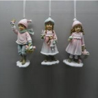Изделие декоративное подвесное "Девочка/Мальчик",  H13 см, 3в