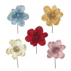 Цветок искусственный "Магнолия", L15 W15 H25 см, 5в.