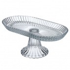 БЛЮДО НА НОЖКЕ ОВАЛЬНОЕ 28*14*12 СМ