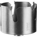 Коронка ЗУБР "ПРОФИ" "ПРОУНИВЕРСАЛ", твердосплав резцы, бетон, кирпич, керам, цв мет, гипсокарт, пласт, дерево, d=89мм