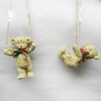 Изделие декоративное подвесное "Мишка",  H7,5 см, 2в