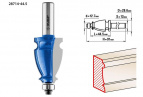 Фреза кромочная фигурная №3, D= 28,6мм, рабочая длина-44,5мм, хв.-12мм, d-12,7мм, ЗУБР Профессионал